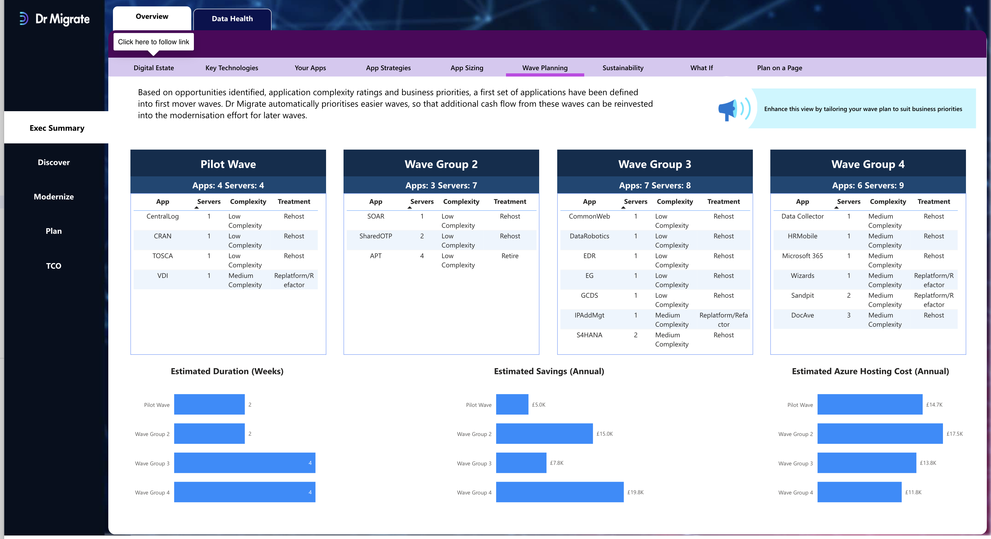 Wave Planning Tab