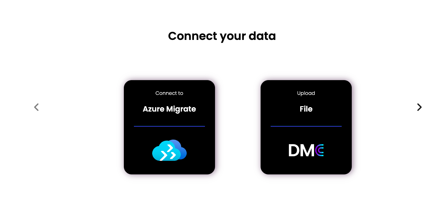 Select the DMC data collection option