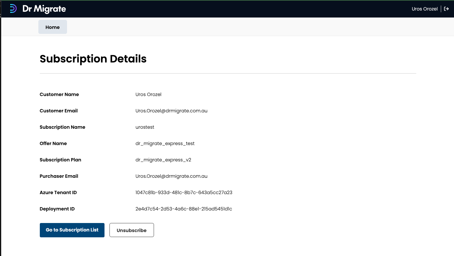 Unsubscribe confirmation dialog with unsubscribe button highlighted