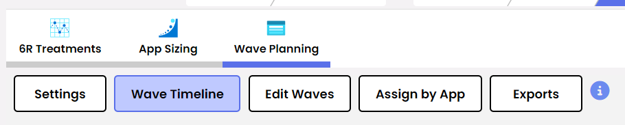 Wave Timeline Menu